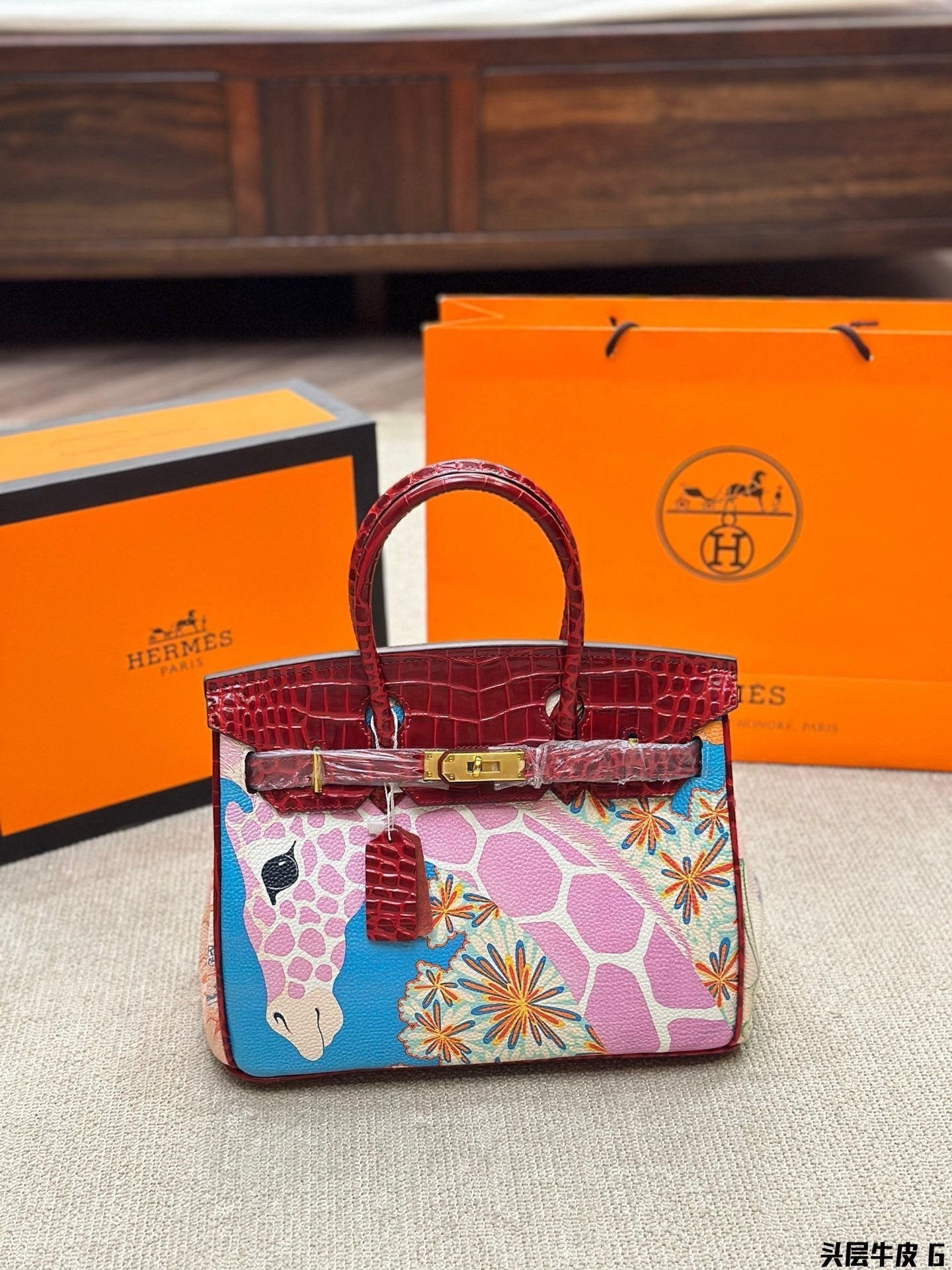 Hermes brikin multi colour edition handbag