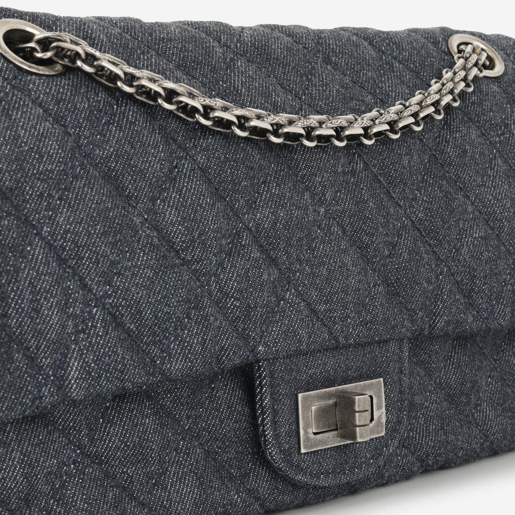 Chanel 2.55 Reissue 225 - Indigo Denim | Ruthenium Hardware