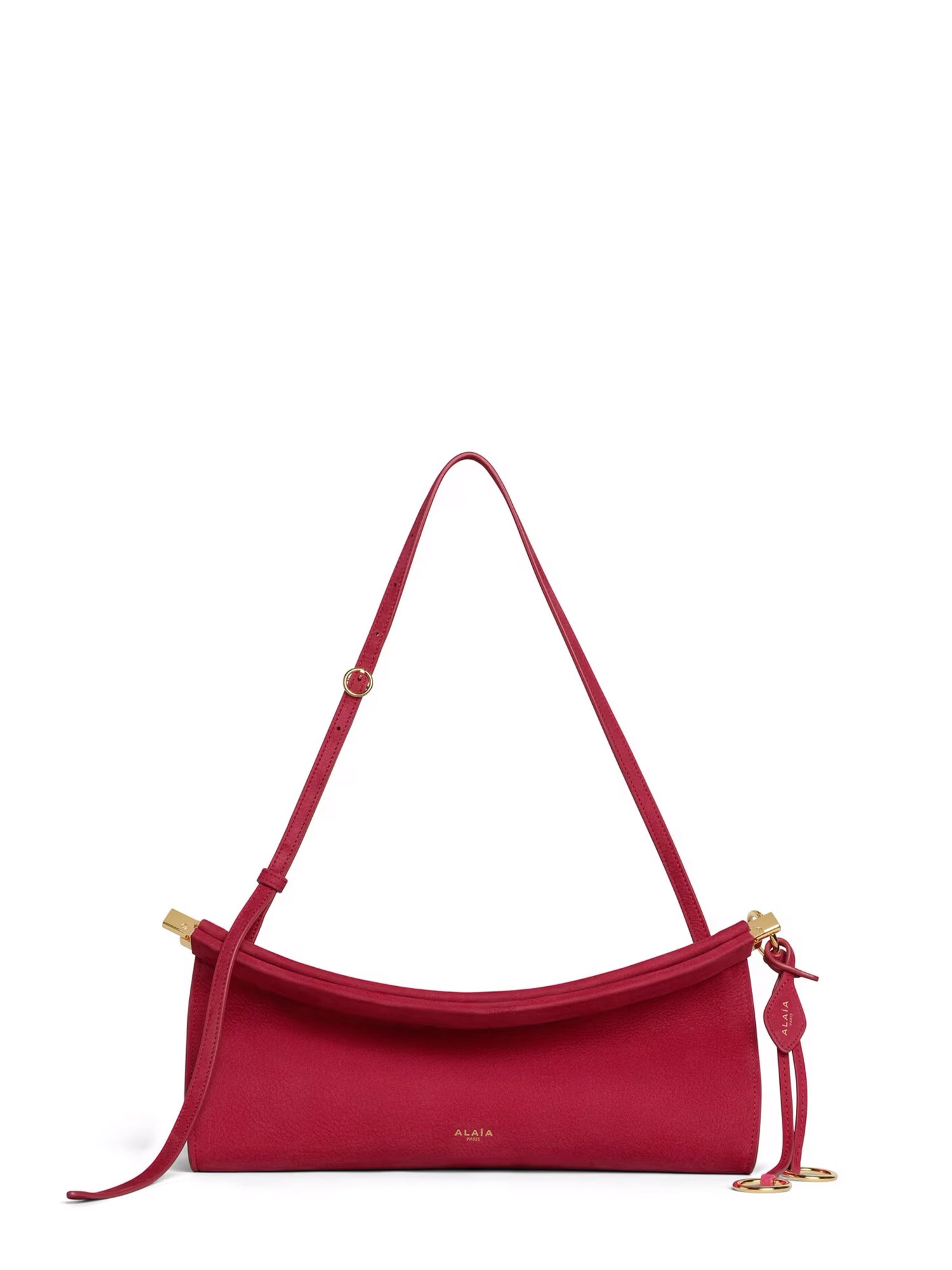 Medium Nubuck Le Click East West Bag