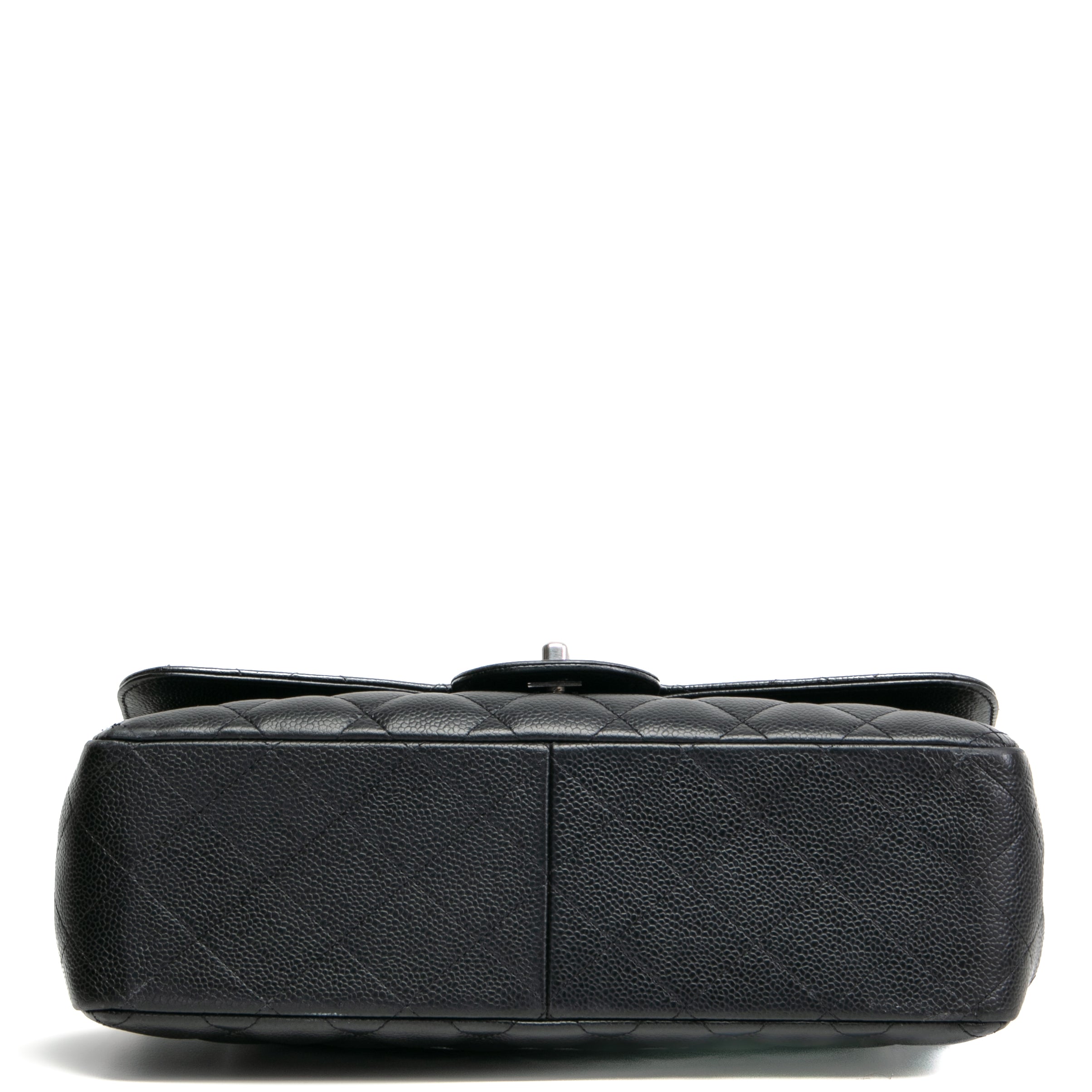 CHANEL Caviar Classic Jumbo Double Flap - Black