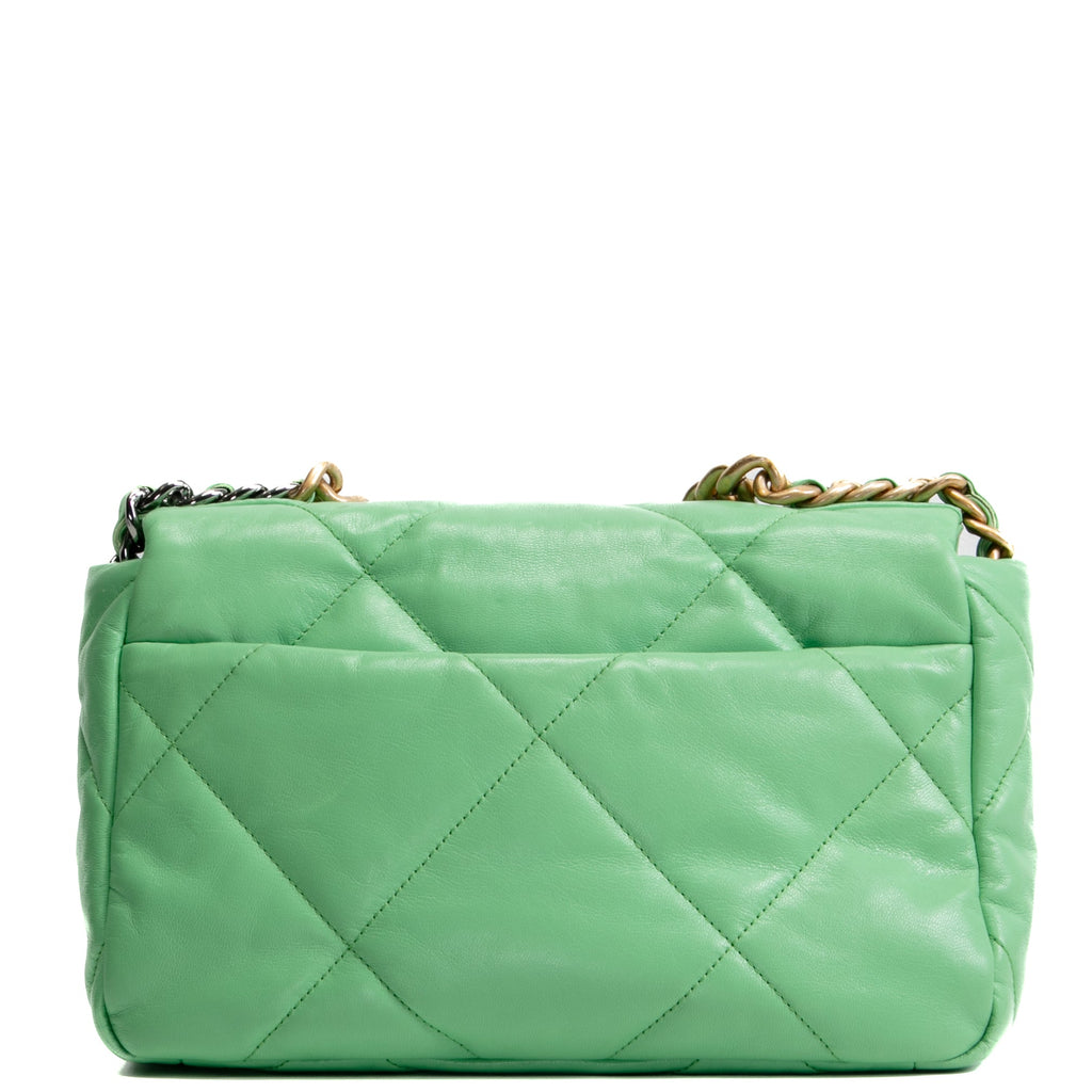 CHANEL Chanel 19 Medium Flap Bag - Light Green