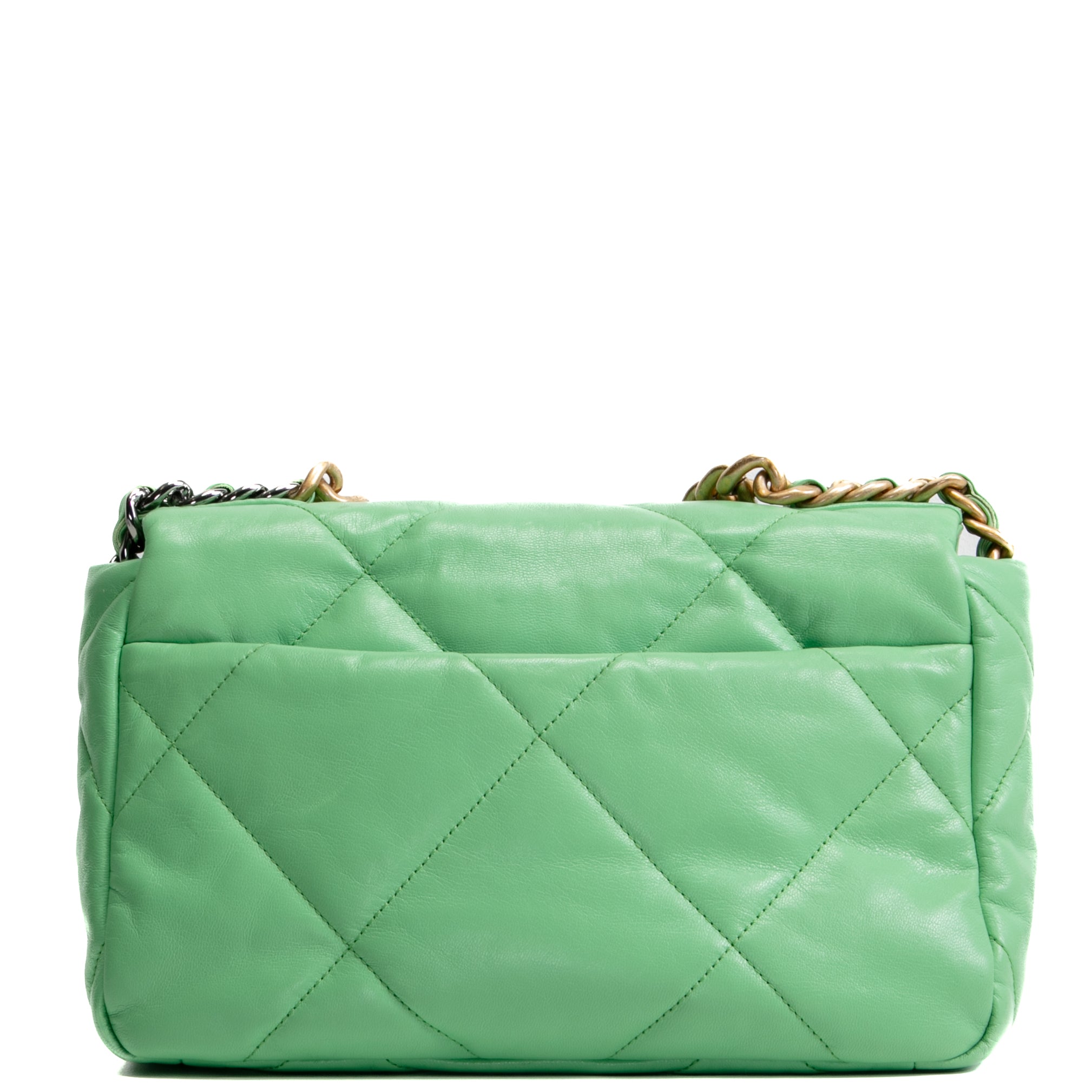 CHANEL Chanel 19 Medium Flap Bag - Light Green