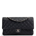 CHANEL Classic Caviar Medium Double Flap - Black