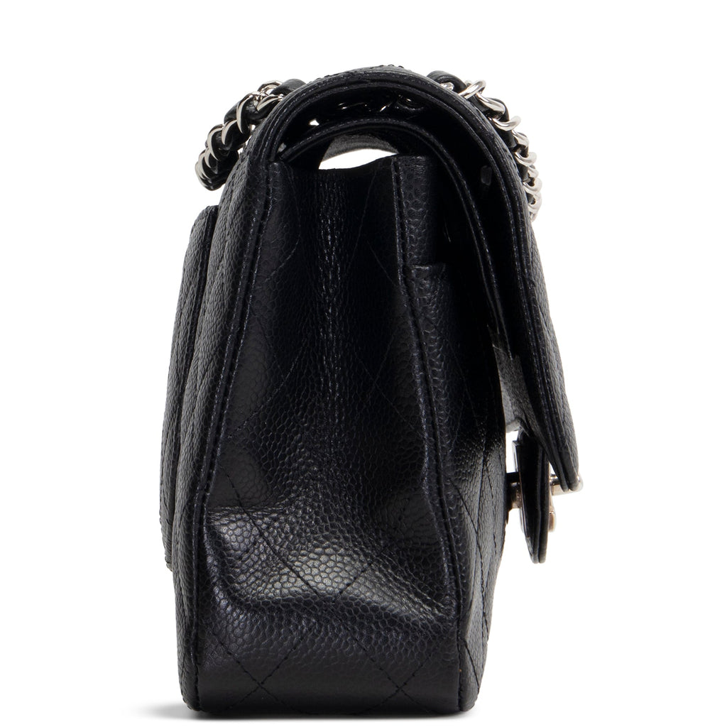 CHANEL Classic Caviar Medium Double Flap - Black