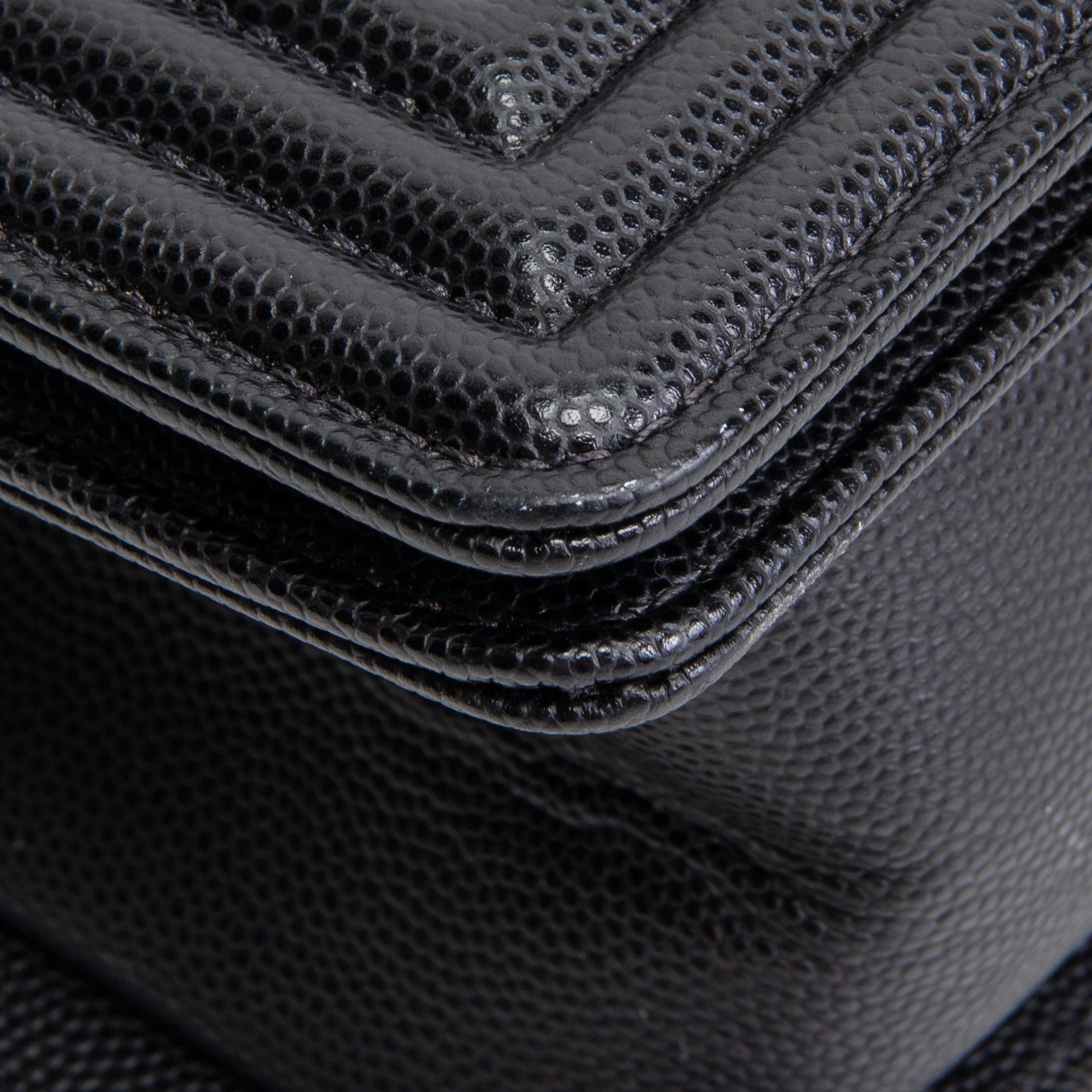 CHANEL Caviar Medium Boy Bag - Black