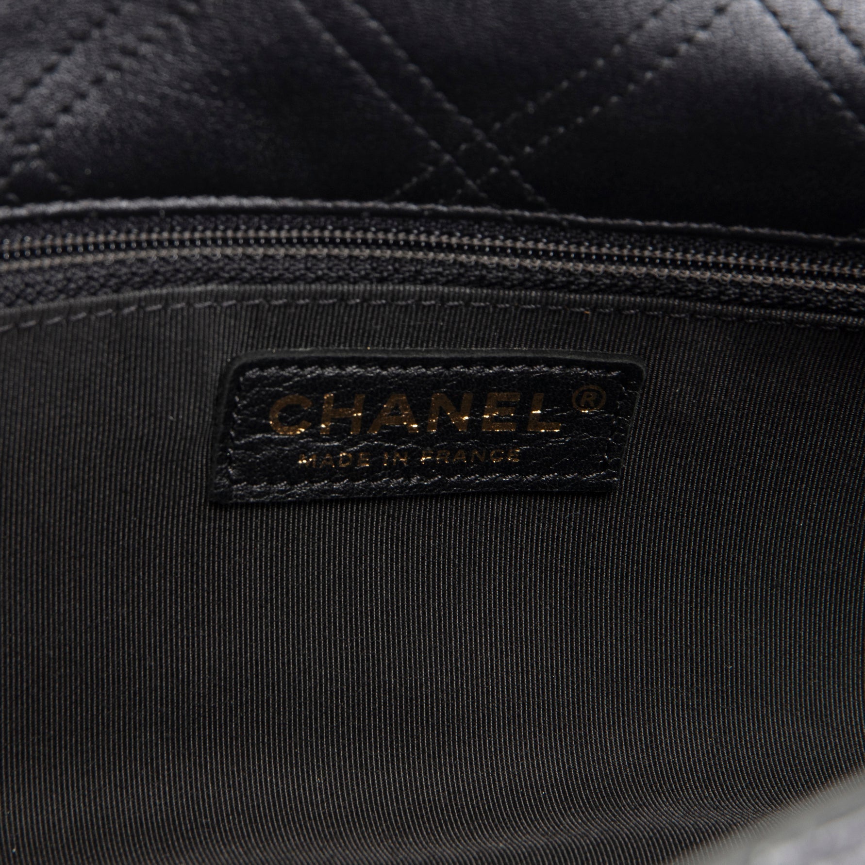 CHANEL CC Flap Pearl Studded Quilted Lambskin - Black
