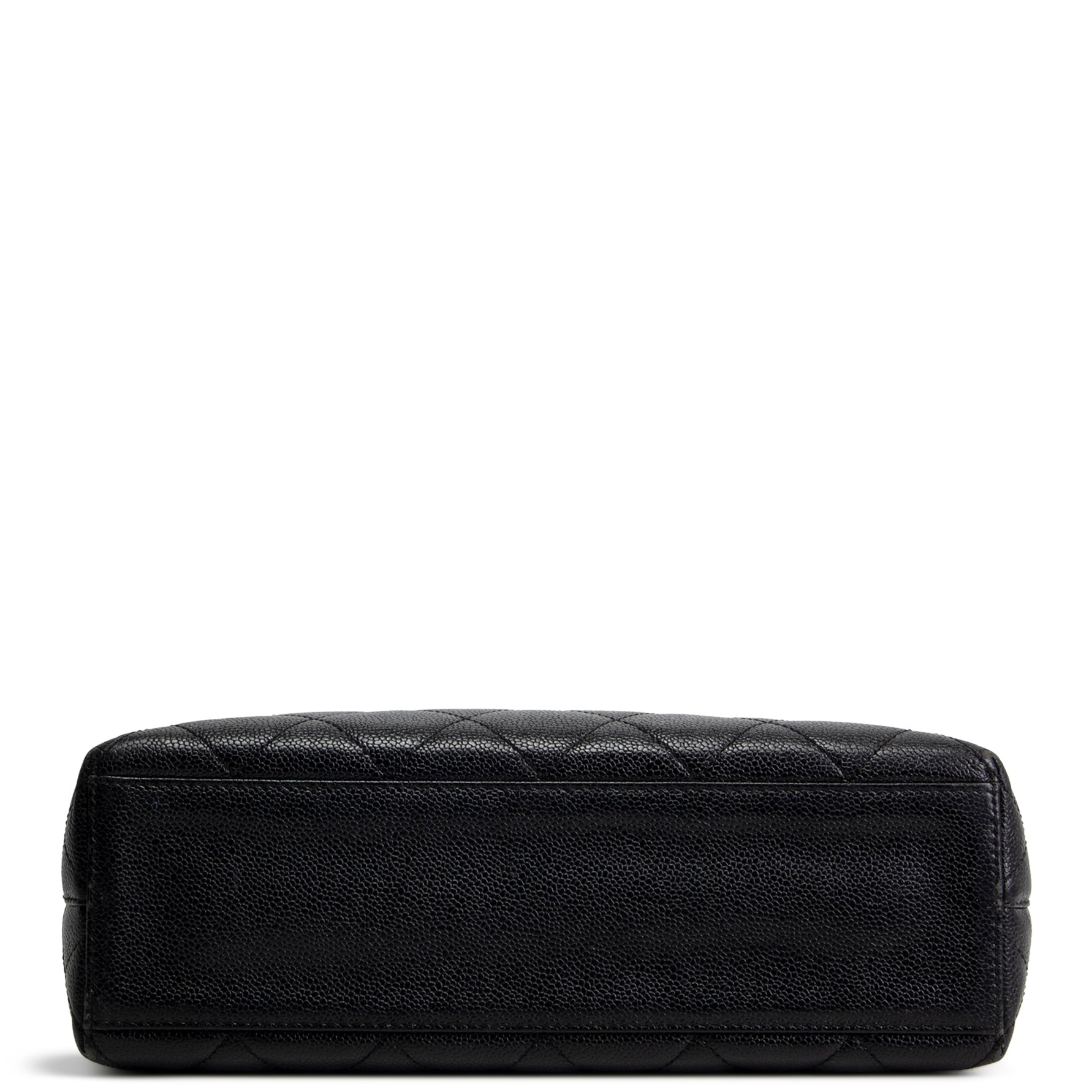 CHANEL Vintage Caviar CC Tote - Black