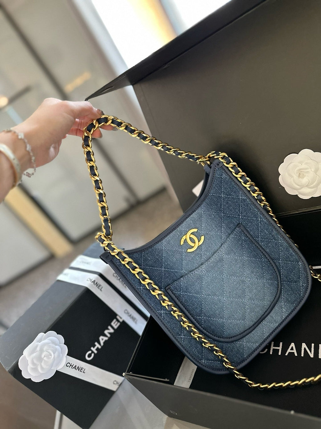 Chanel Hobo Handbag