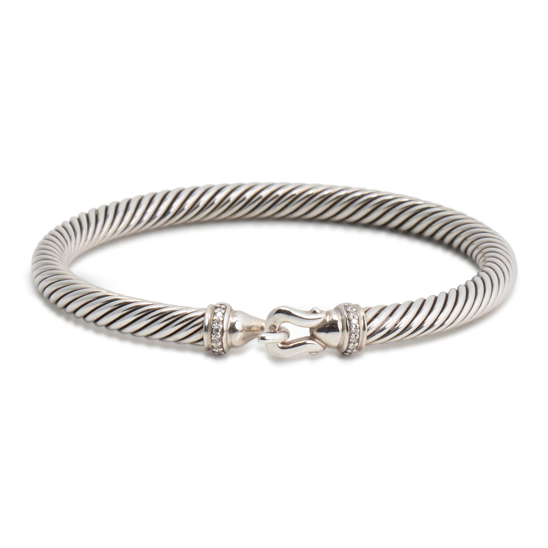 DAVID YURMAN Diamond Buckle Classic Cable - 5mm