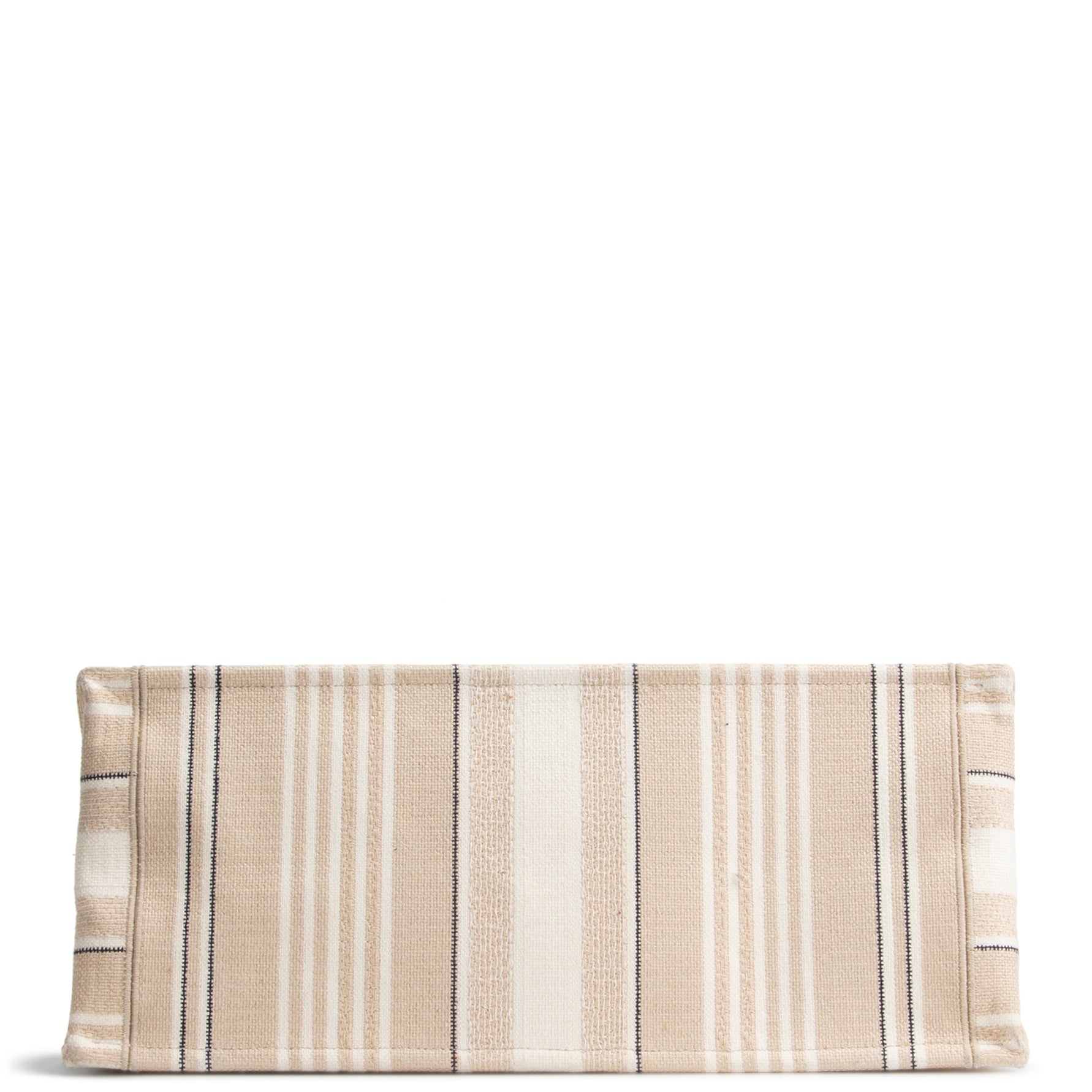 DIOR Striped Canvas Book Tote - Large