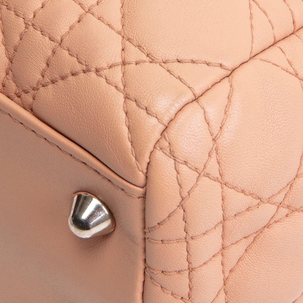 DIOR Cannage Lady Dior Soft Medium Shopper