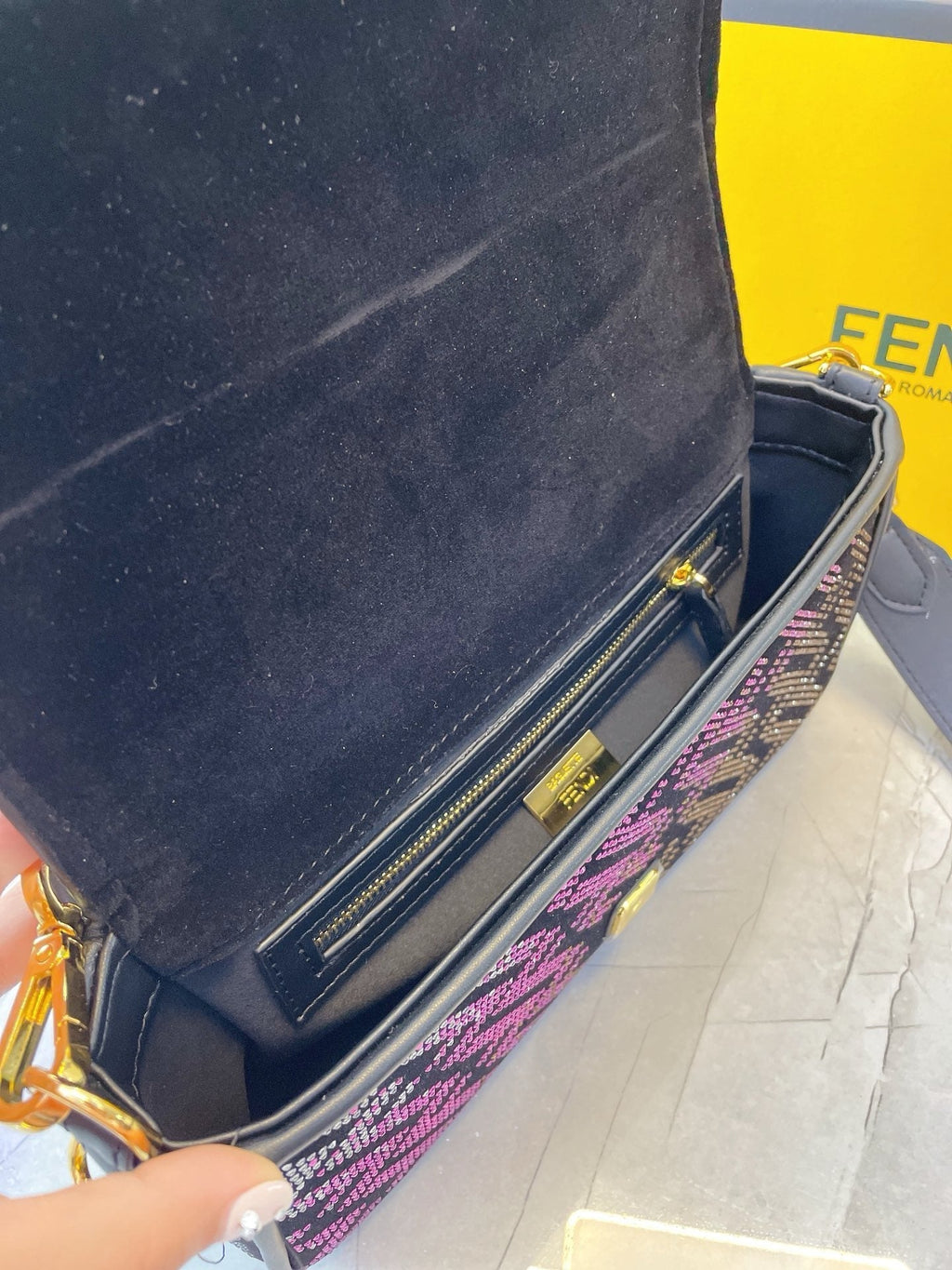 Versace n fendi side bag