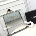 Chanel dual color chain bag
