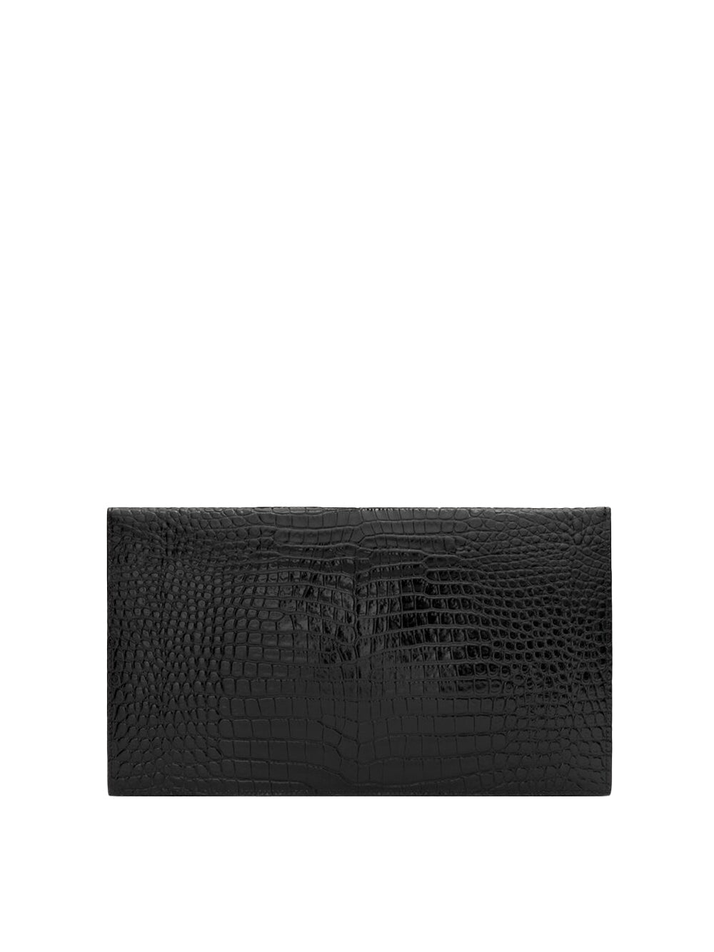 Croc-Embossed Uptown Clutch