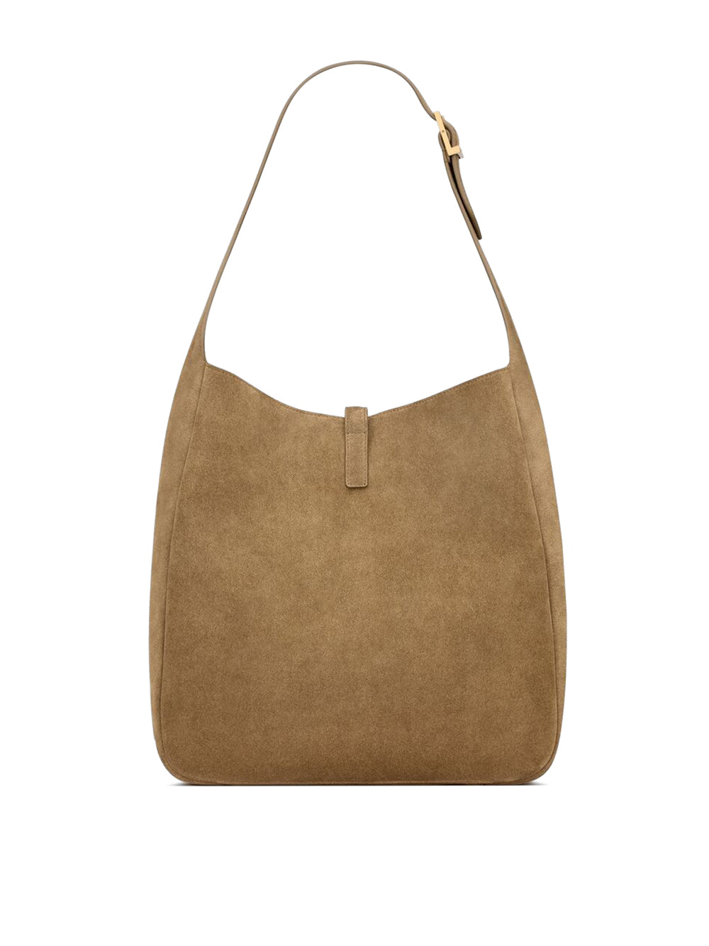 Large Suede Le 5 à 7 Bag