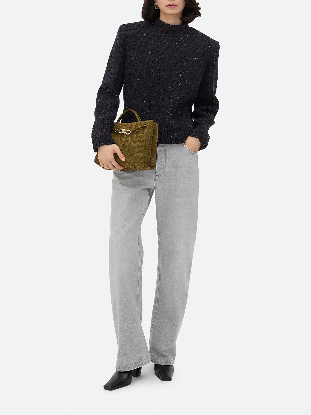 Small Suede Andiamo Bag