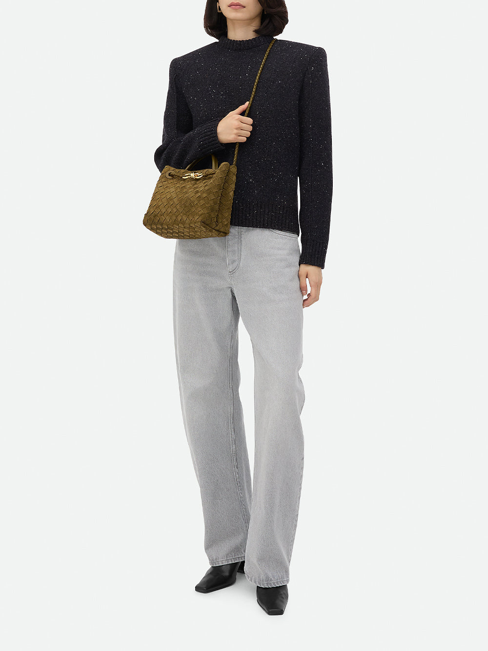 Small Suede Andiamo Bag