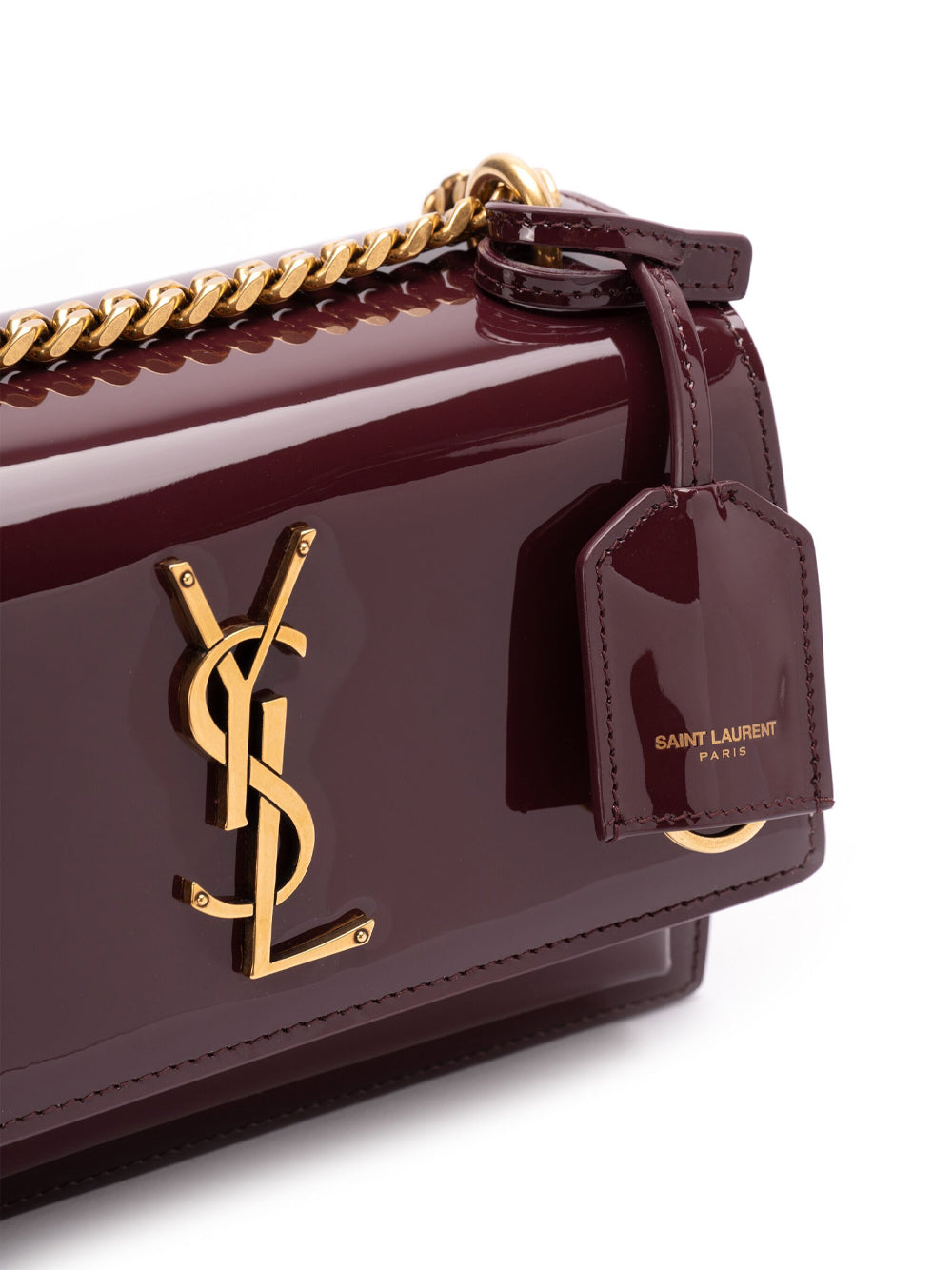 Small Patent Leather Sunset Bag