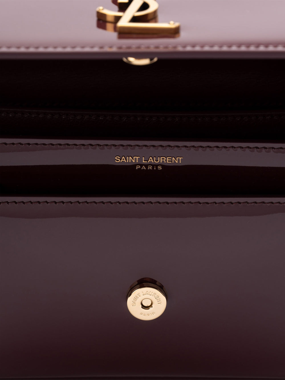 Small Patent Leather Sunset Bag