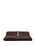 Paola Nappa Leather Clutch