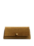 Suede Audrey Clutch