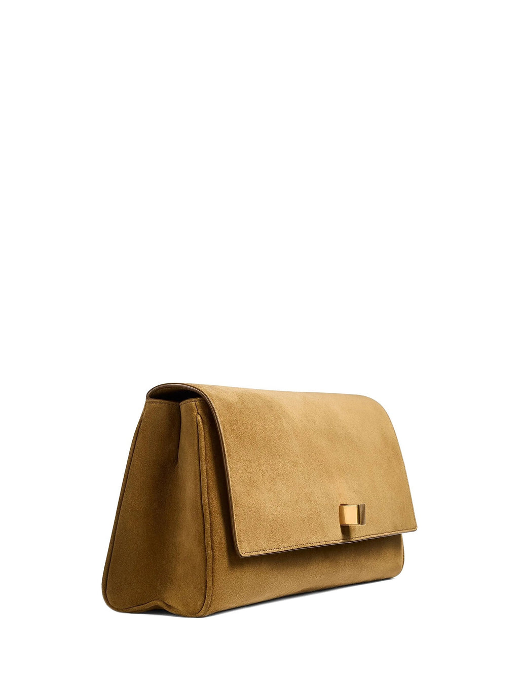 Suede Audrey Clutch
