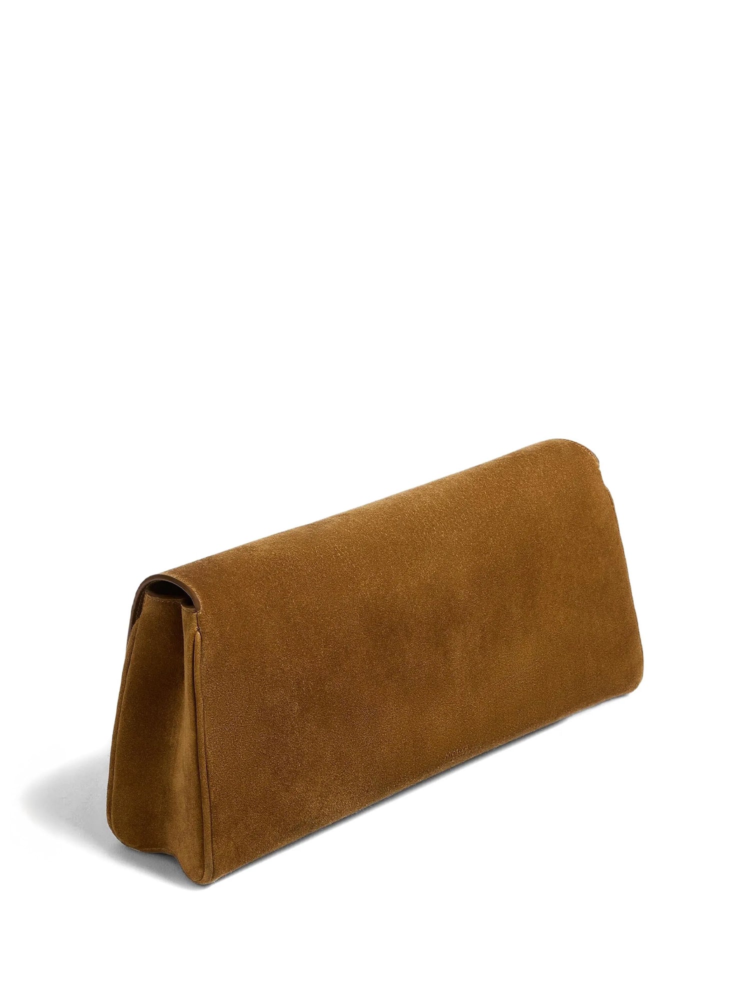 Suede Audrey Clutch