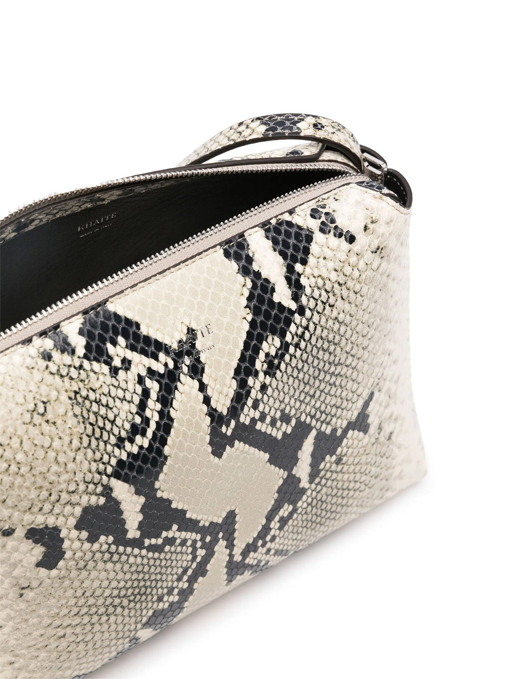 Python-Embossed Lina Crossbody Bag