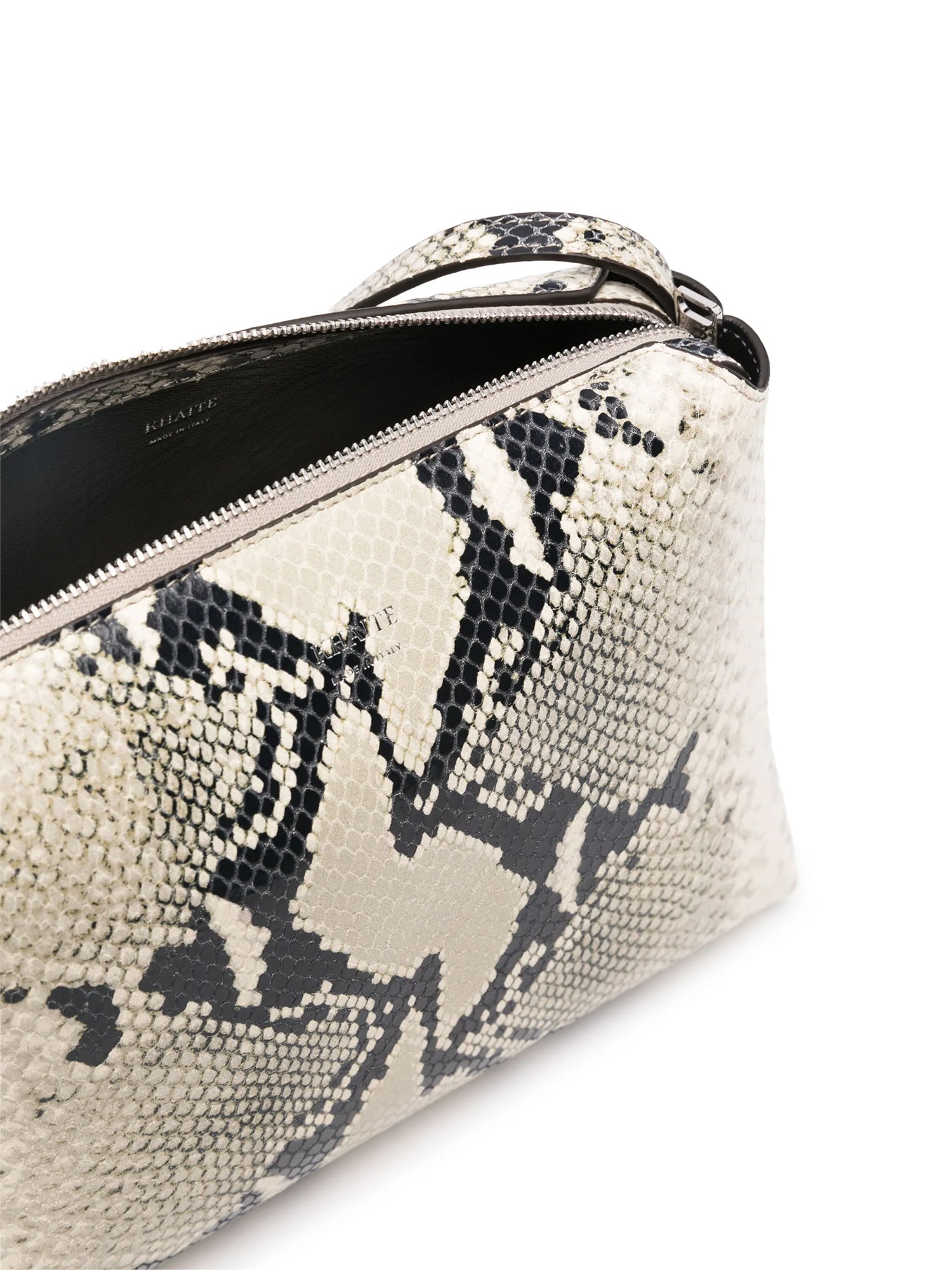 Python-Embossed Lina Crossbody Bag