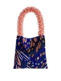 Butterfly Blue Clash of Prints Bag