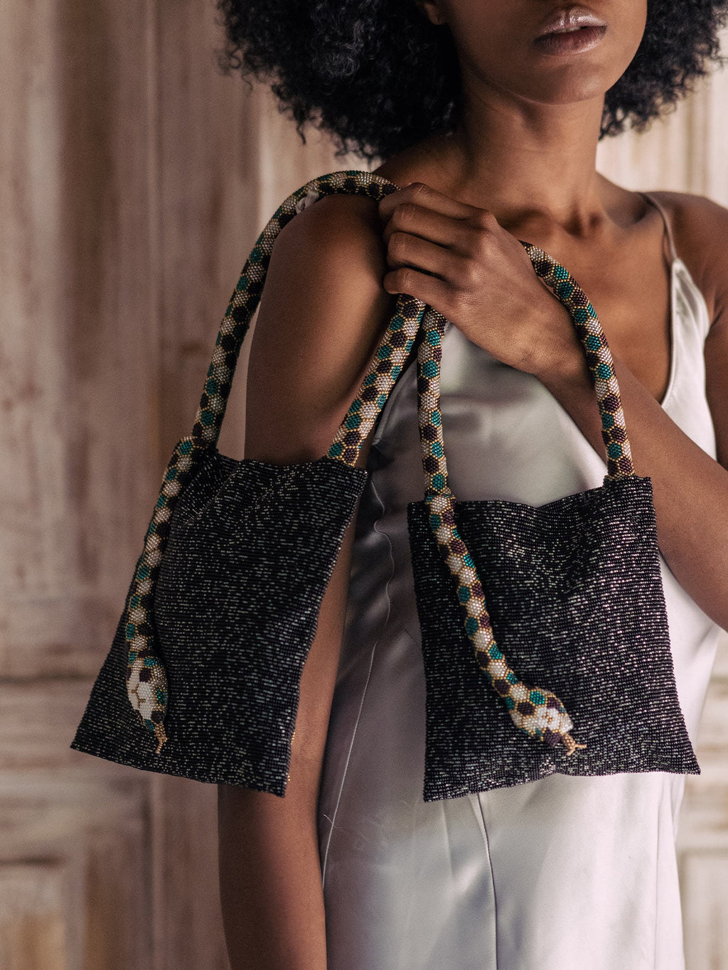Black Large Serpent Bag