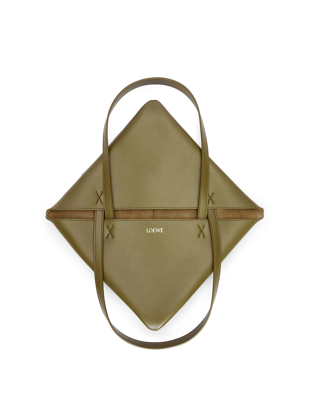 Bicolor Puzzle Fold Tote