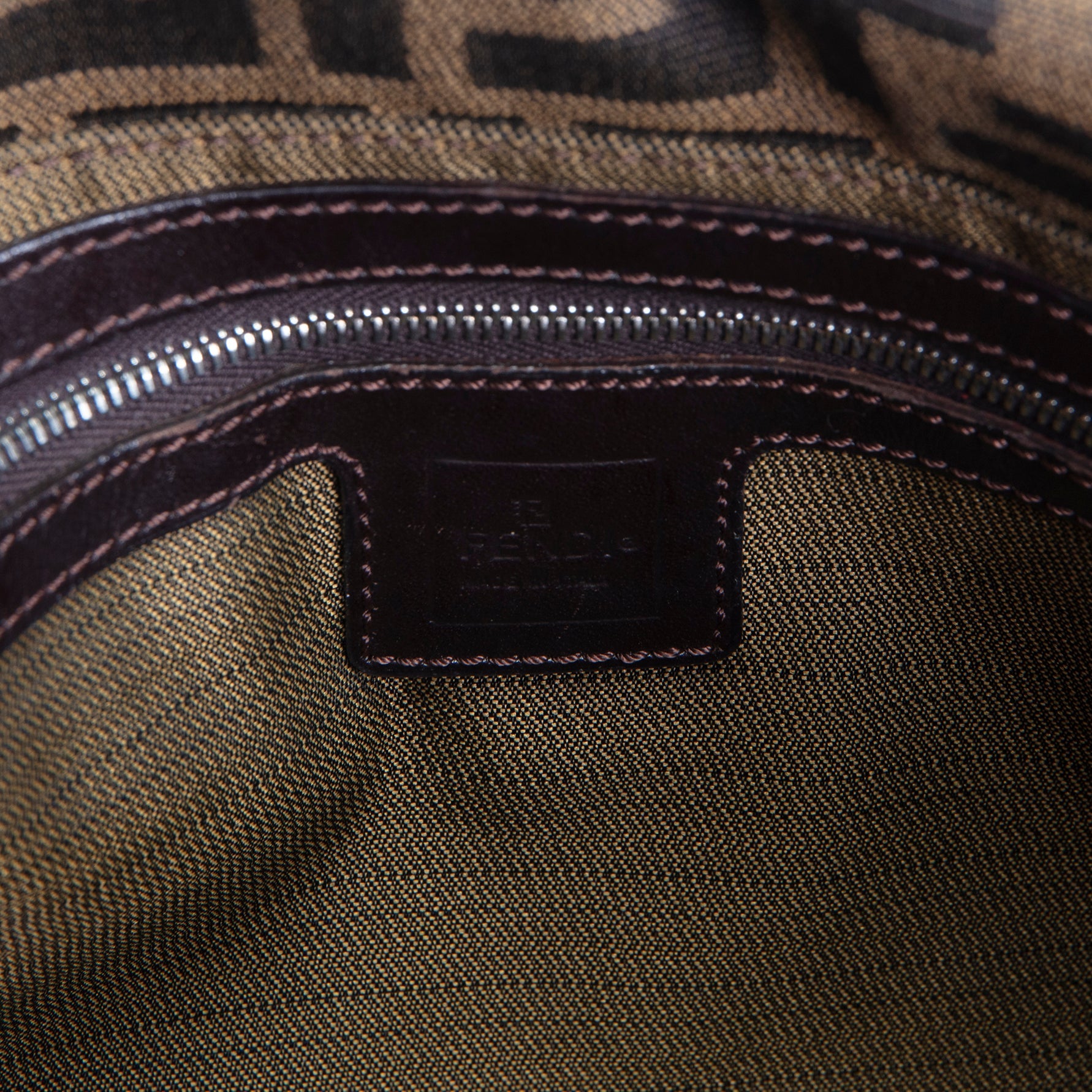FENDI Zucca Hobo