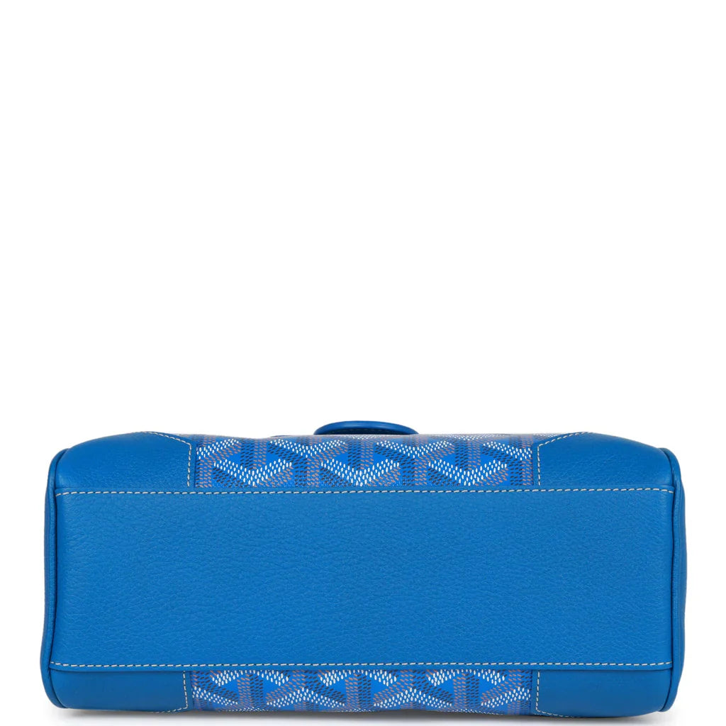Goyard Saigon Souple Mini Bag Sky Blue Goyardine Palladium Hardware