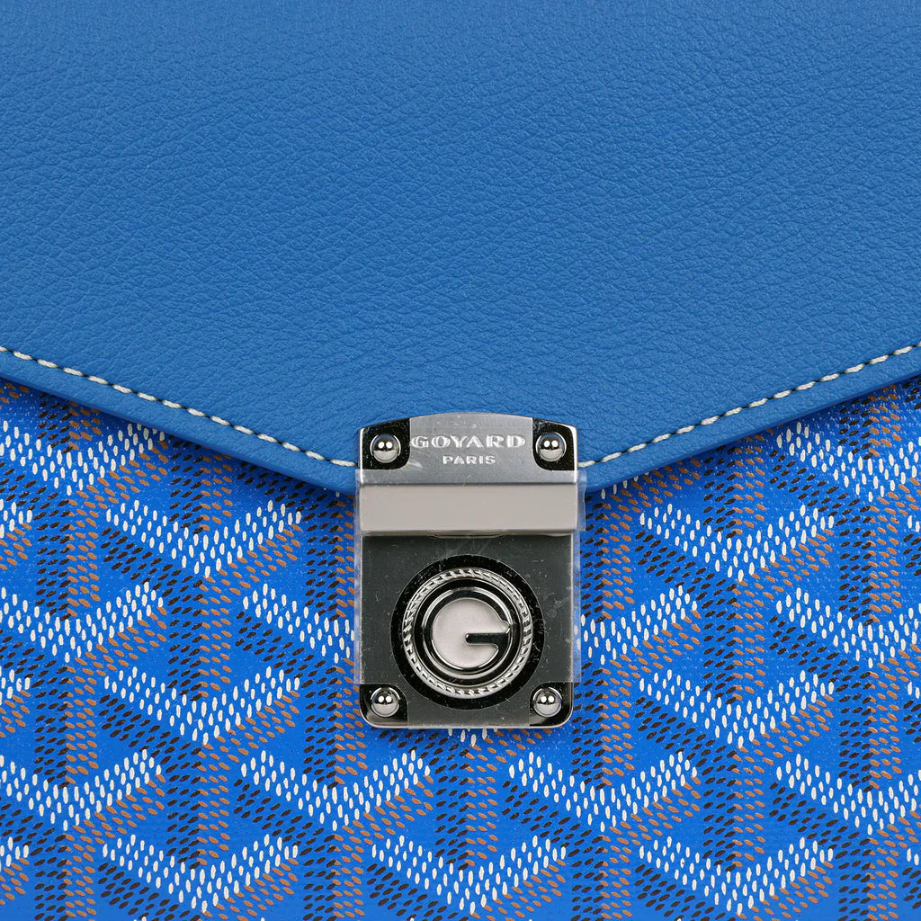 Goyard Goyardine Sky Blue Chypre Wallet-Pouch Palladium Hardware