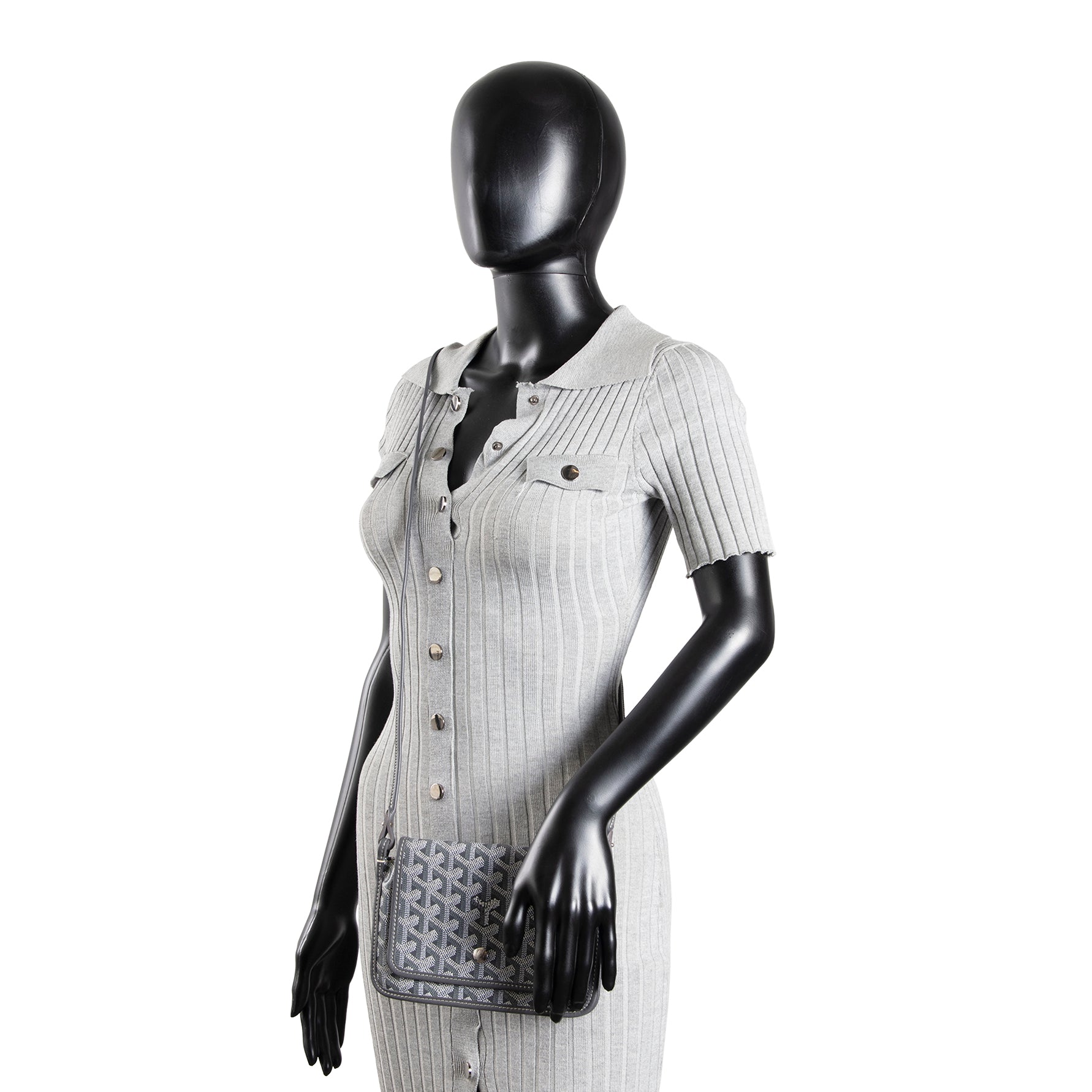 GOYARD Goyardine Plumet- Grey