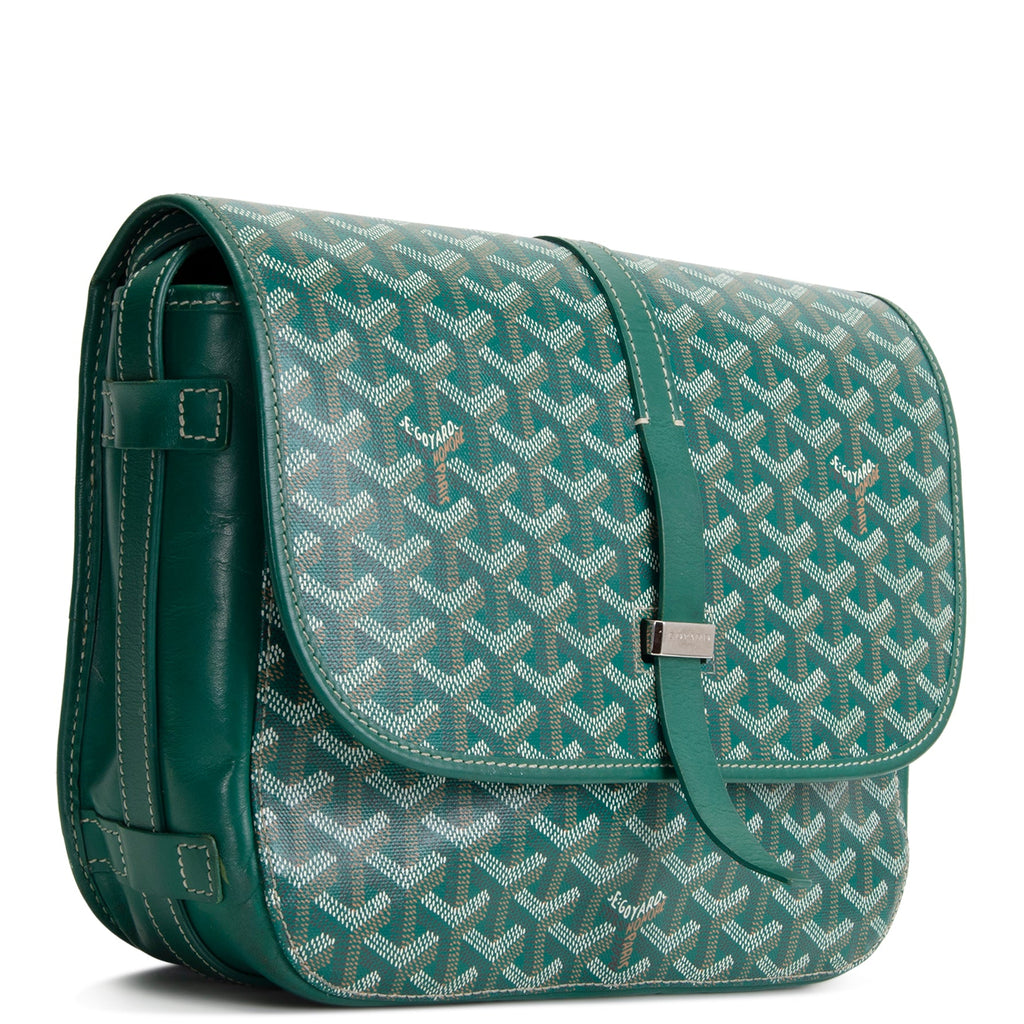 GOYARD Goyardine Belvedere Messenger MM - Green OUTLET FINAL SALE