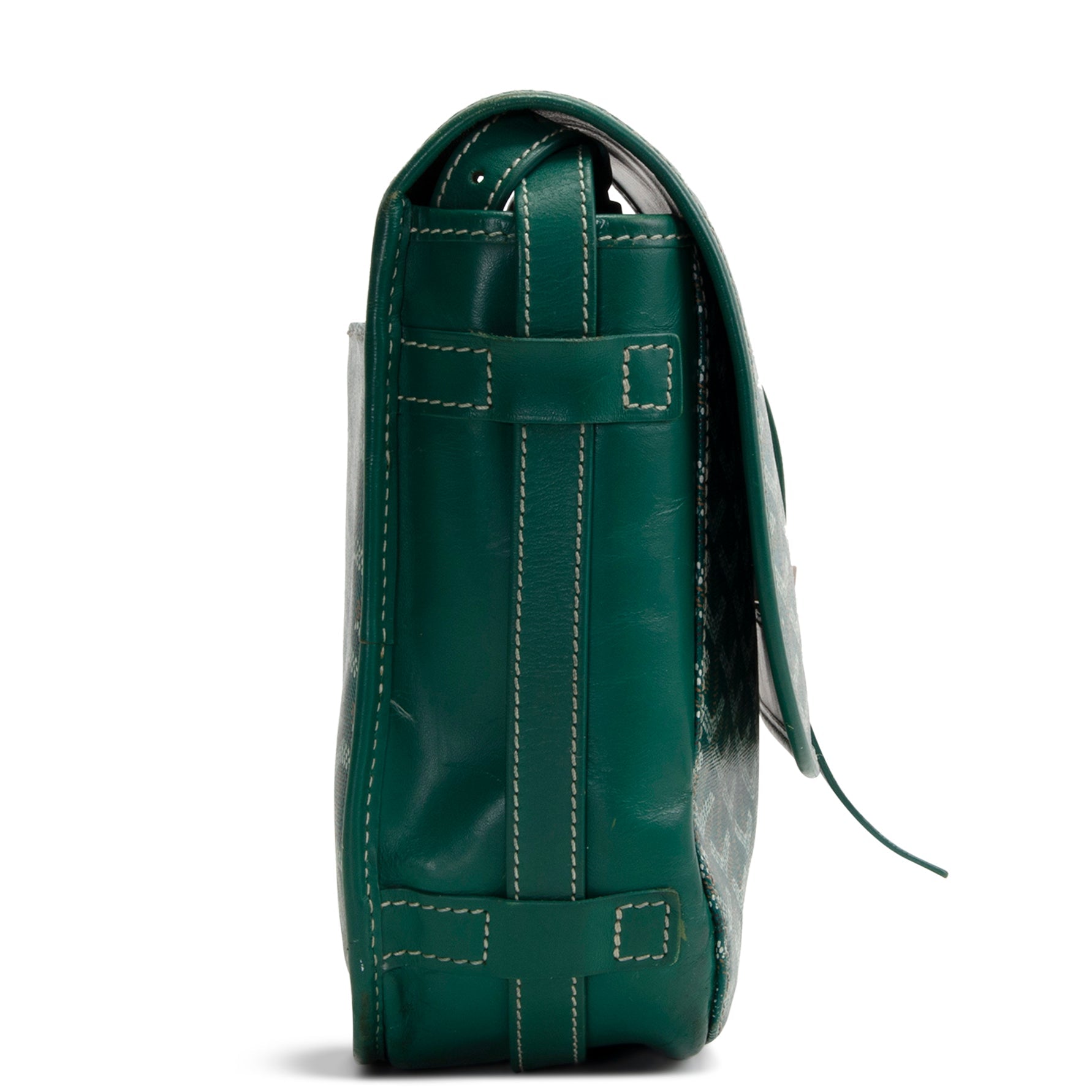 GOYARD Goyardine Belvedere Messenger MM - Green OUTLET FINAL SALE