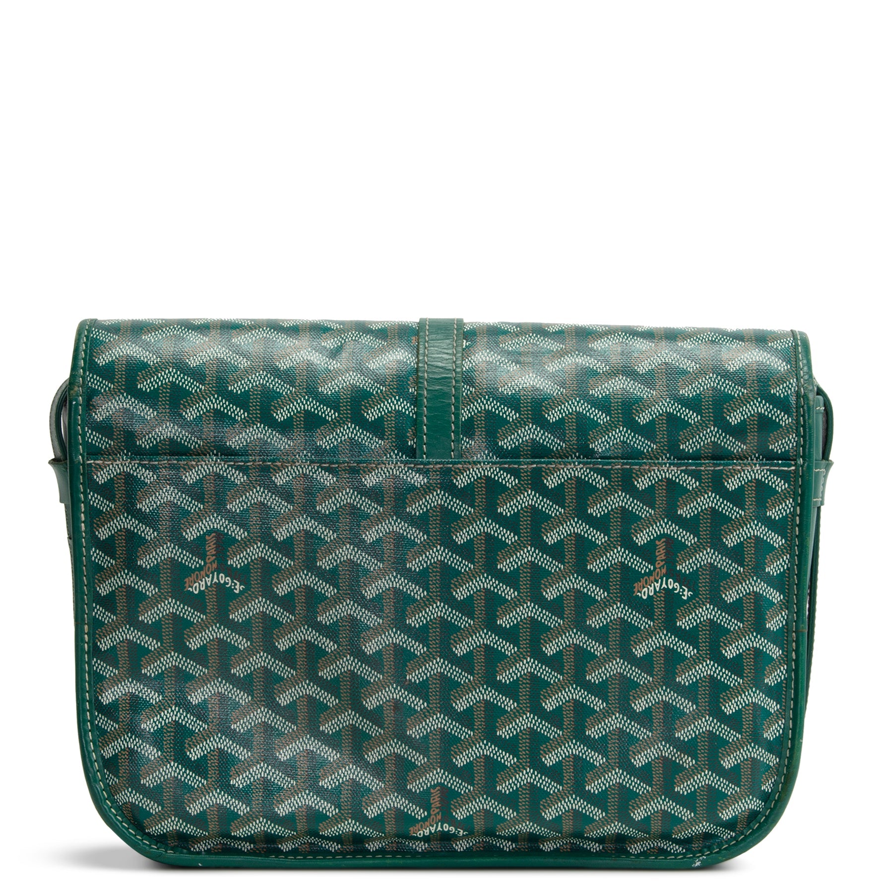 GOYARD Goyardine Belvedere Messenger MM - Green OUTLET FINAL SALE