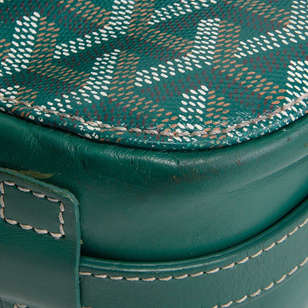 GOYARD Goyardine Belvedere Messenger MM - Green OUTLET FINAL SALE
