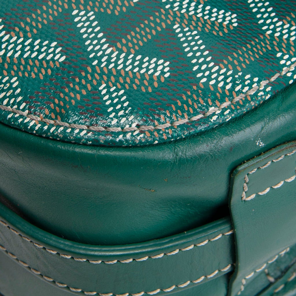 GOYARD Goyardine Belvedere Messenger MM - Green OUTLET FINAL SALE