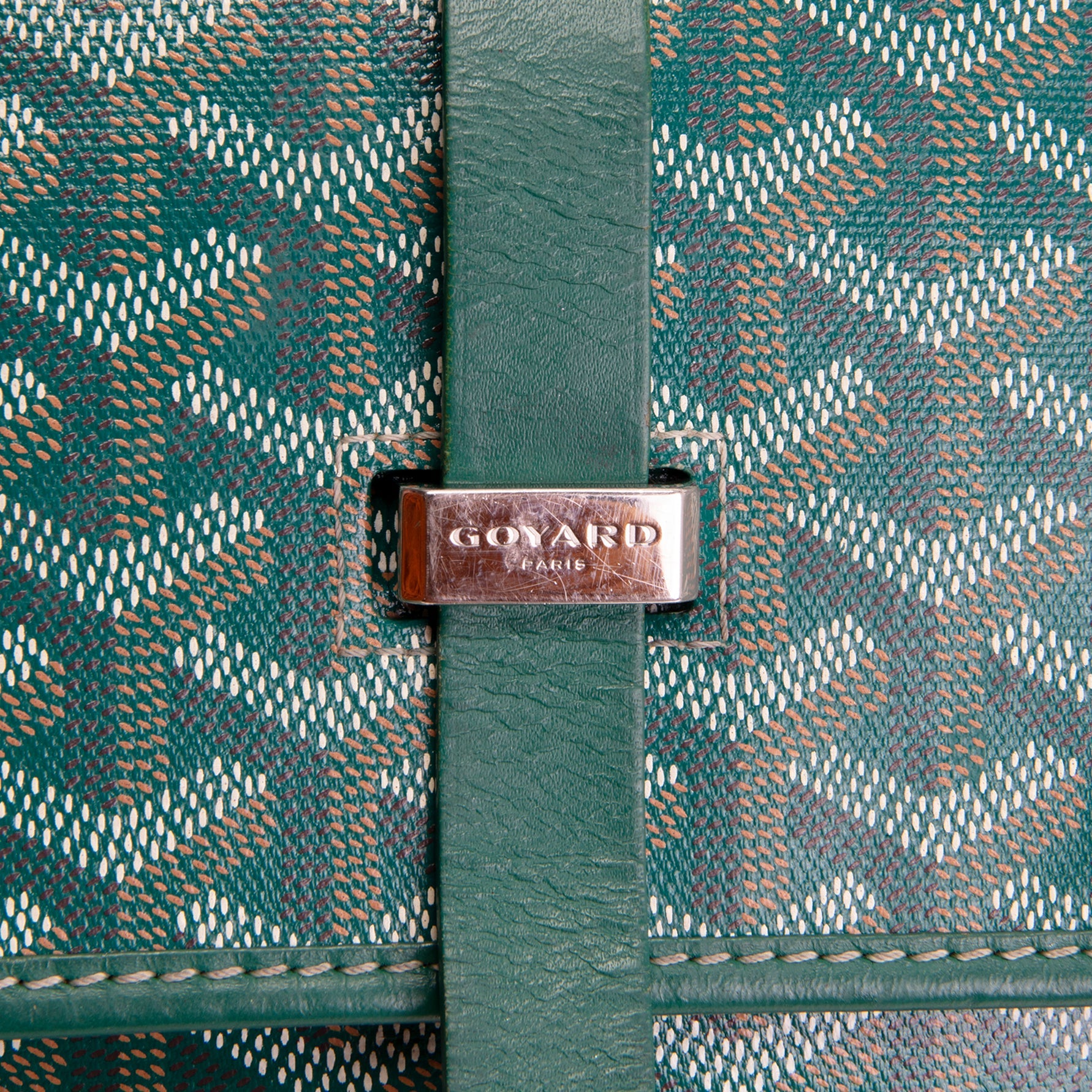 GOYARD Goyardine Belvedere Messenger MM - Green OUTLET FINAL SALE