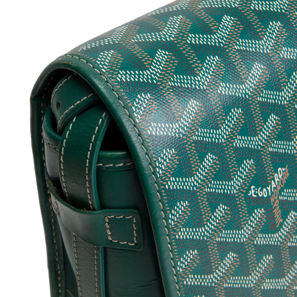 GOYARD Goyardine Belvedere Messenger MM - Green OUTLET FINAL SALE