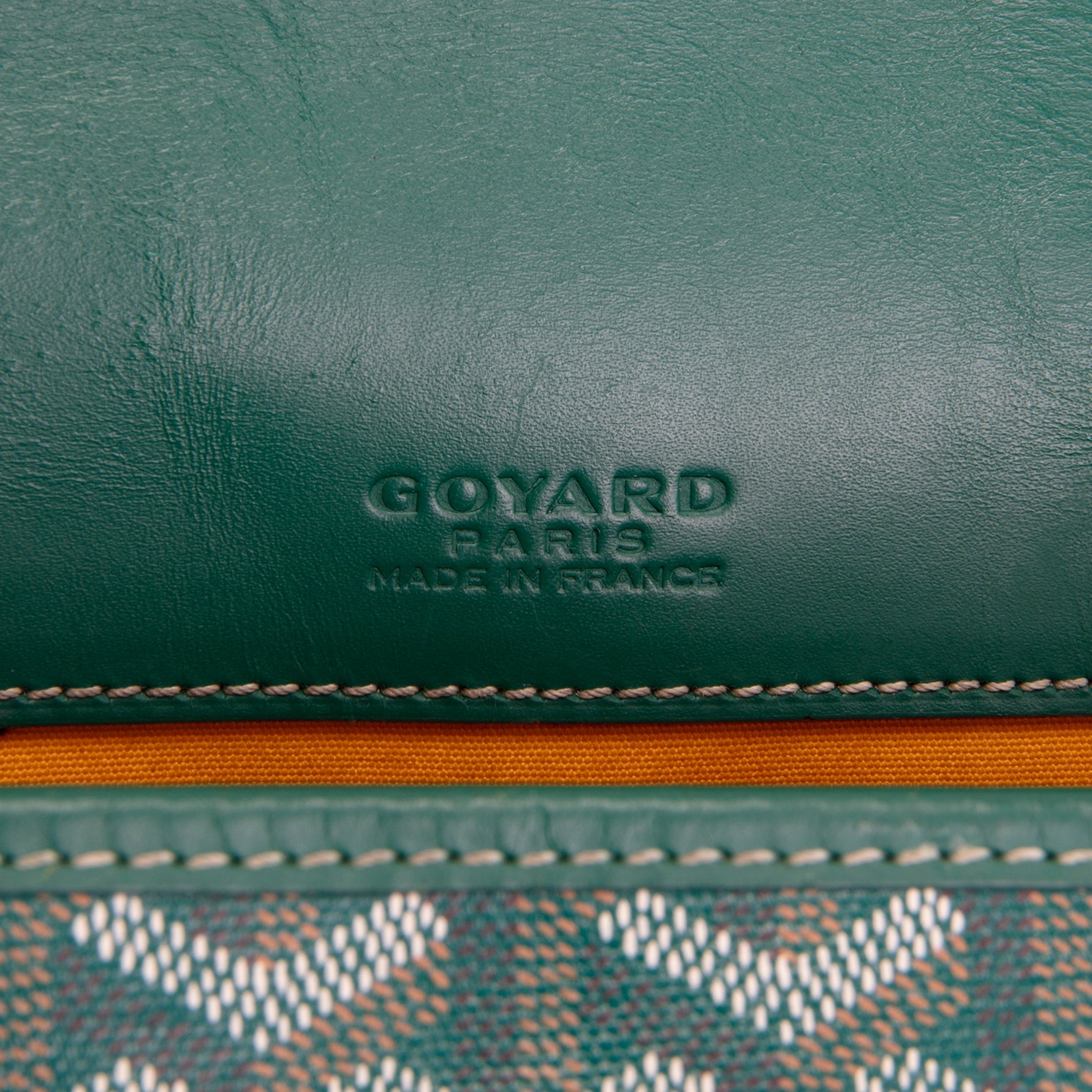 GOYARD Goyardine Belvedere Messenger MM - Green OUTLET FINAL SALE