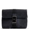 GUCCI GG Canvas Waist Bag - Black OUTLET FINAL SALE