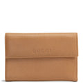 GUCCI Leather French Wallet - Cognac