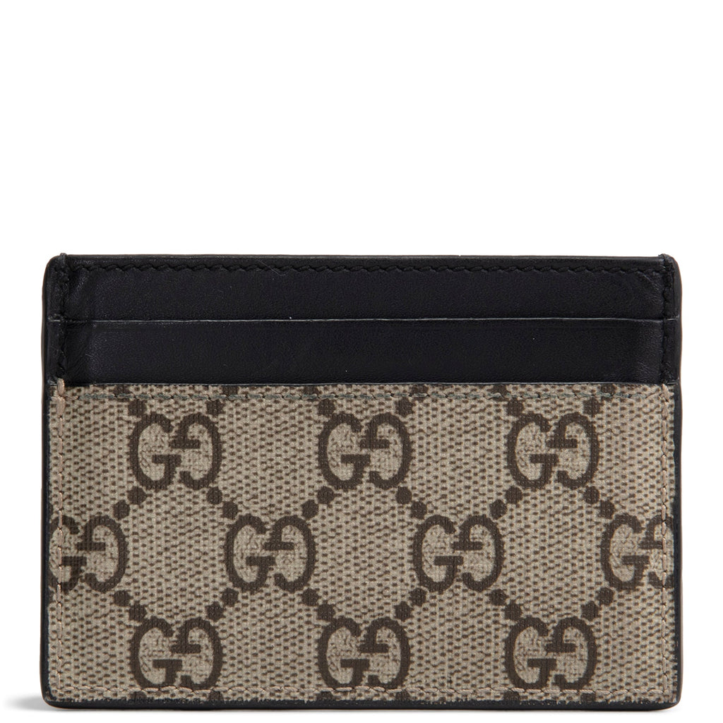 GUCCI GG Supreme Kingsnake Card Holder