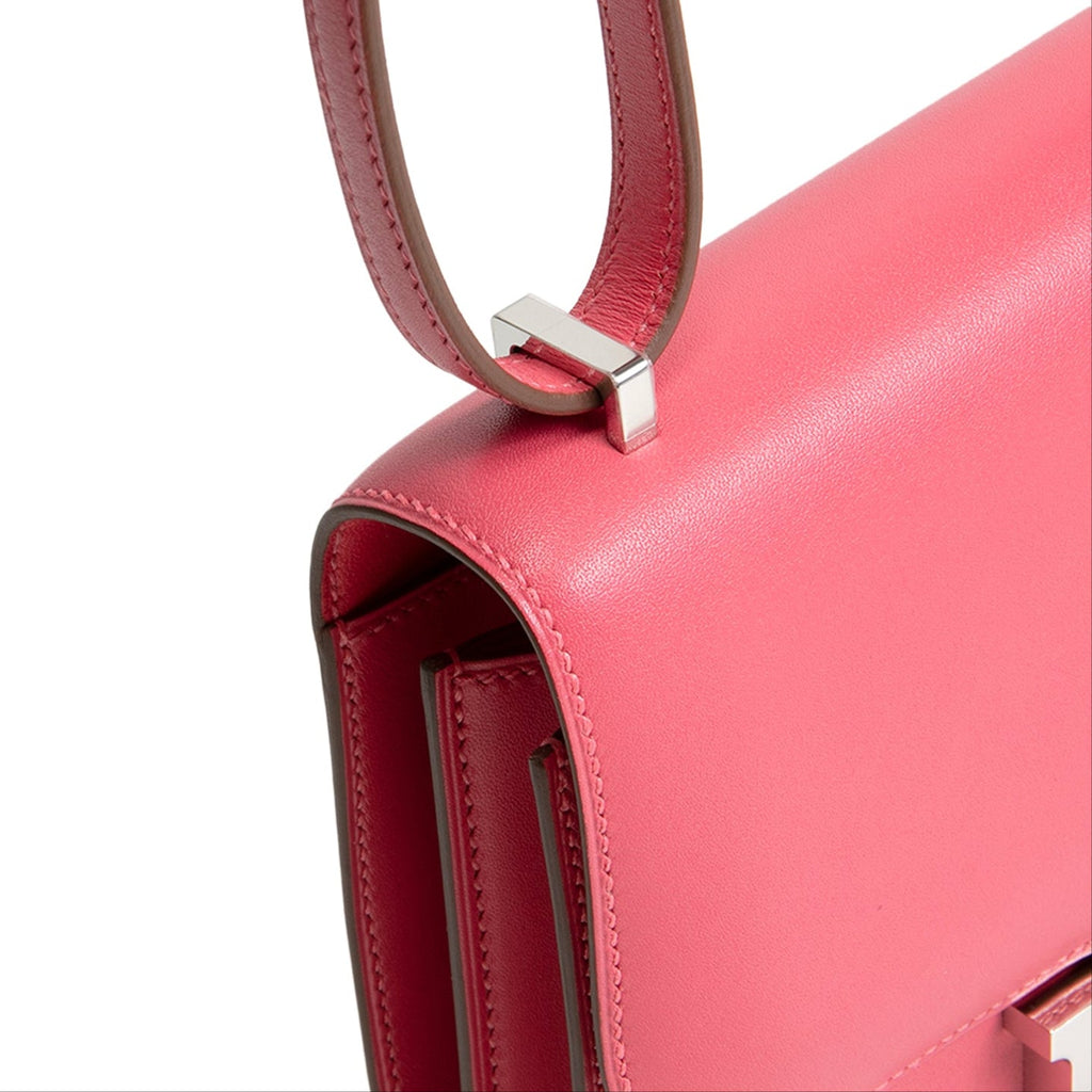 HERMES Constance III Mini Veau Tadelakt - 18 Rose Lipstick (Pink)