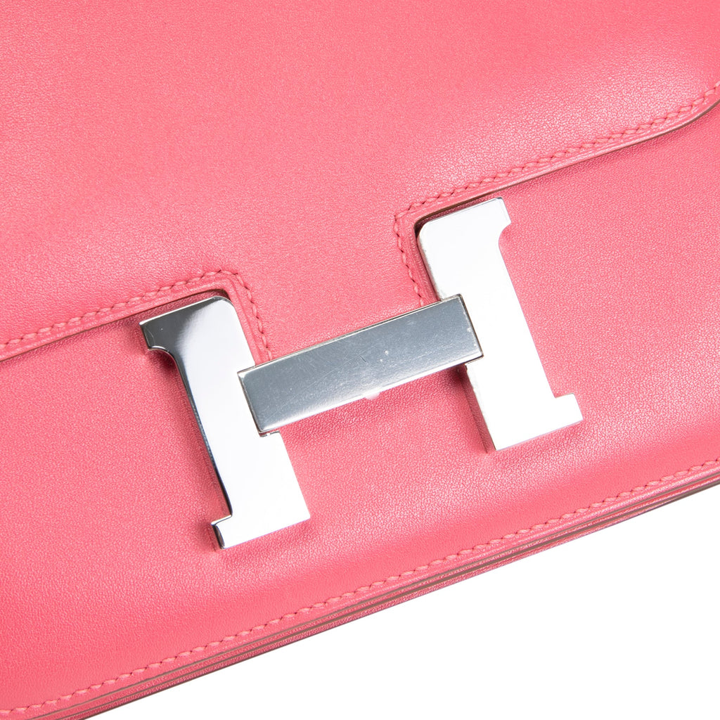 HERMES Constance III Mini Veau Tadelakt - 18 Rose Lipstick (Pink)