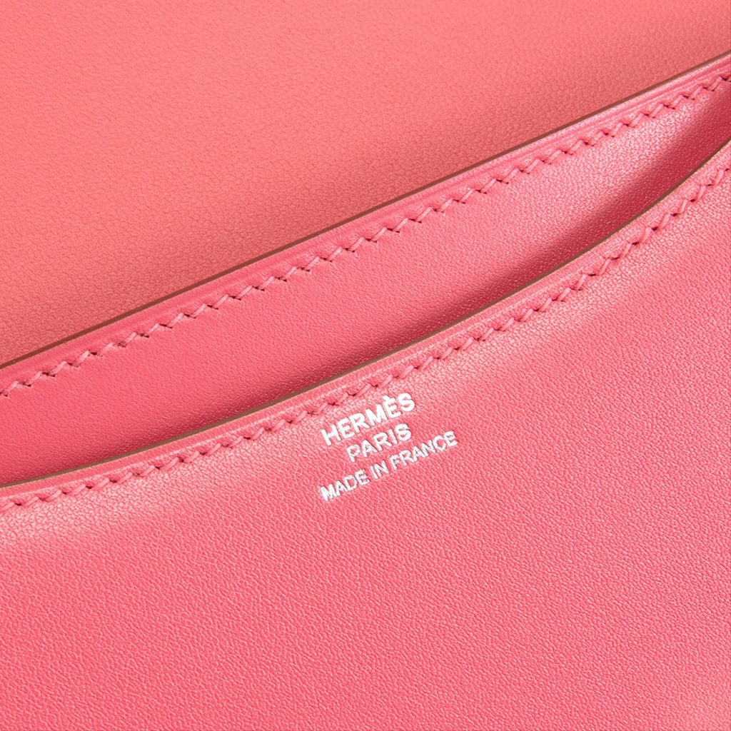 HERMES Constance III Mini Veau Tadelakt - 18 Rose Lipstick (Pink)